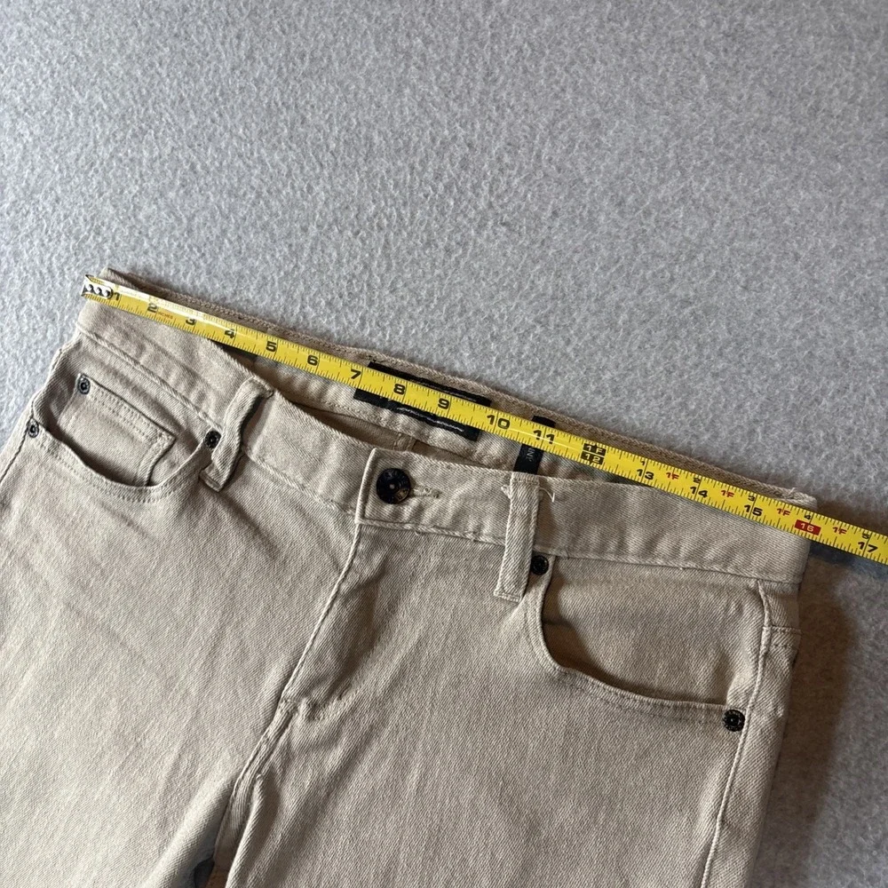 XXX RUDE Skinny Beige Jean Shorts Men's Sz 30 Skateboard Grunge